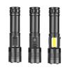 Strong flashlight emergency charging outdoor camping Type-C charging telescopic focusing high brightness long-range shooting