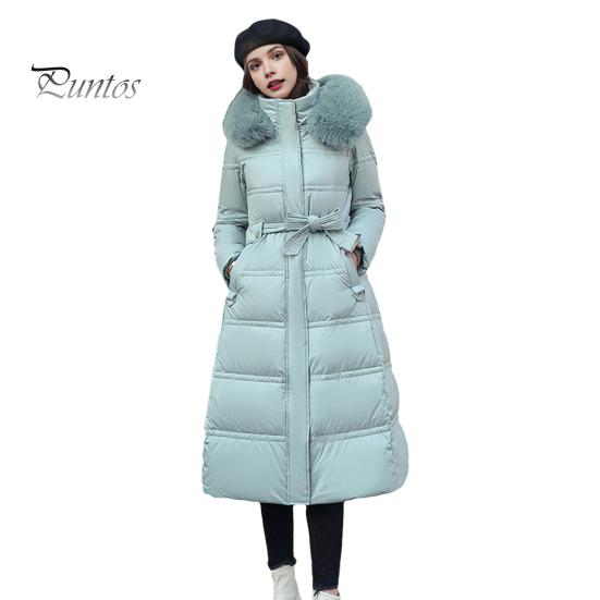 

Зимняя женская хлопковая куртка с капюшоном, защитой шеи, длинными рукавами, карманами, длиной до середины голени, застежкой-молнией, стеганым пальто, однотонная ветрозащитная верхняя одежда M