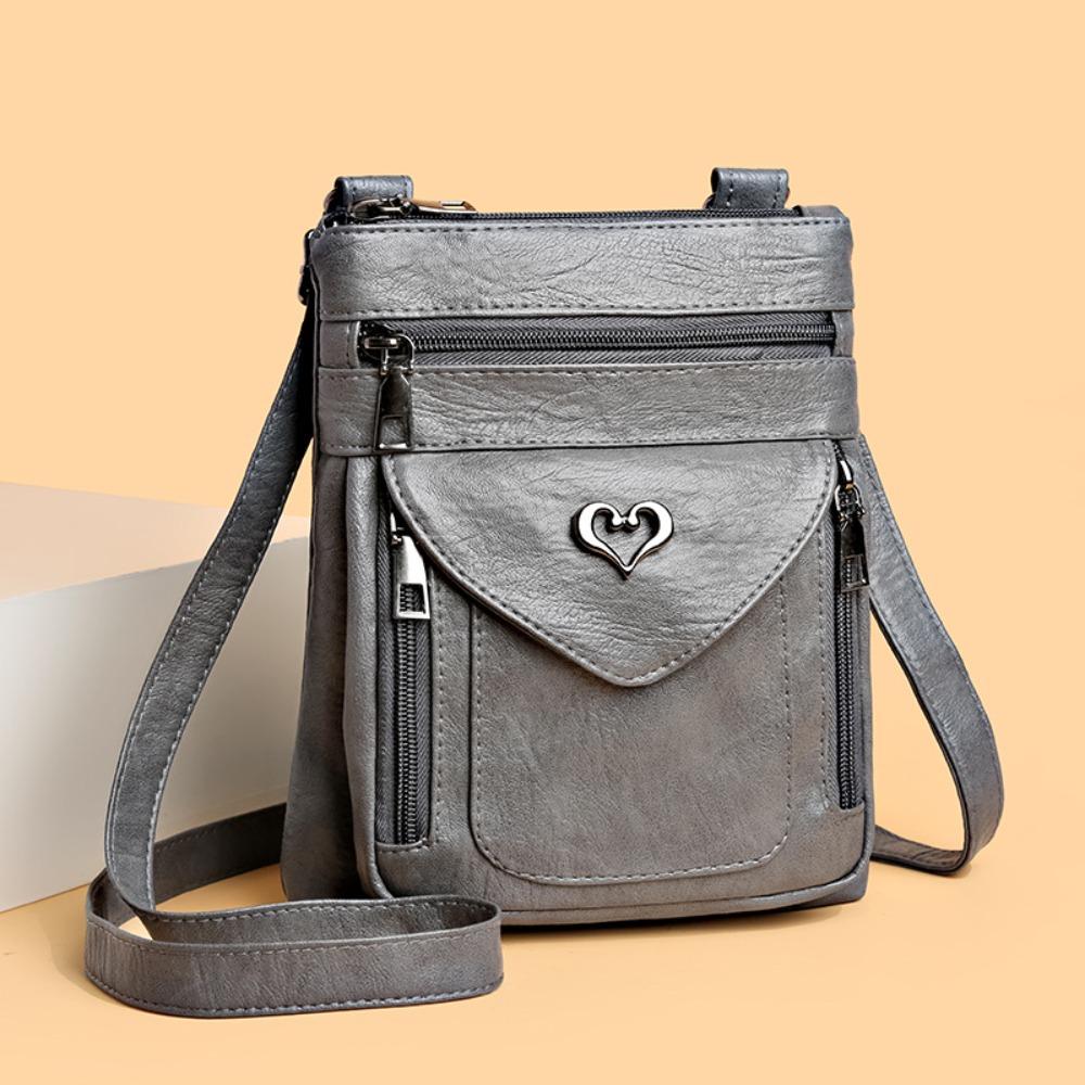 

Водонепроницаемая сумка для телефона через плечо, большая вместимость, сумка-мессенджер, нагрудная сумка для сотового телефона серый