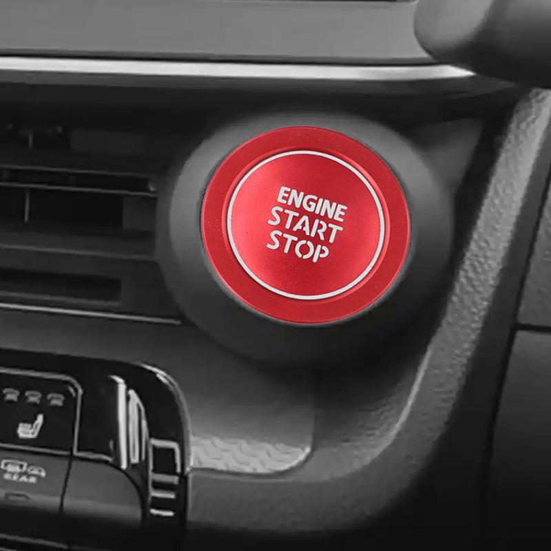 Decorative Ring Engine Start Stop Aluminum Alloy Material Easy Tallation Design Car Interior Upgrade For Toyota RAV4