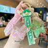 Starfish Quicksand Oil Keychain: Exquisite Pendant for Women's Bags, Students, and Kids - Cute Floating Schoolbag Decoration