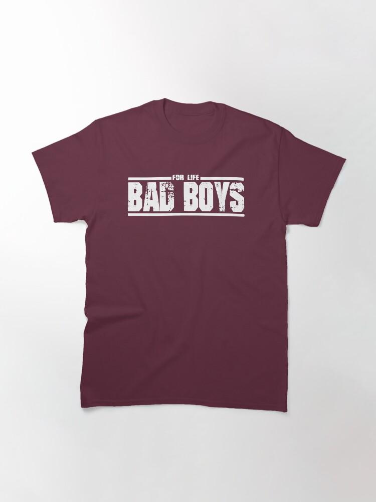 Bad Boys Bad Boys For Live - White Logo Classic T-Shirt