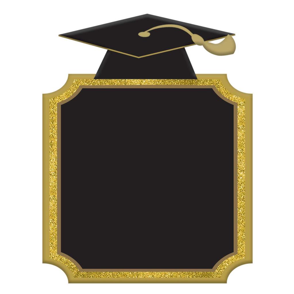 Amscan Graduation MDF Chalk Board