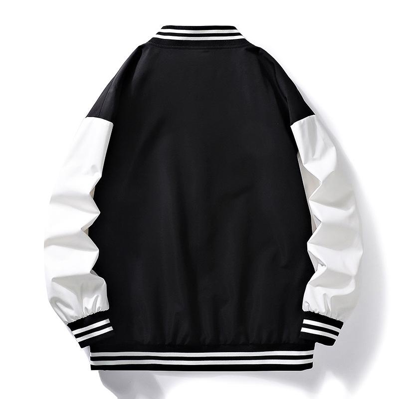 2022 Men's Unisex Loose Fit Baseball Jacket - High-Quality, Skin-Friendly Autumn/Winter Outerwear