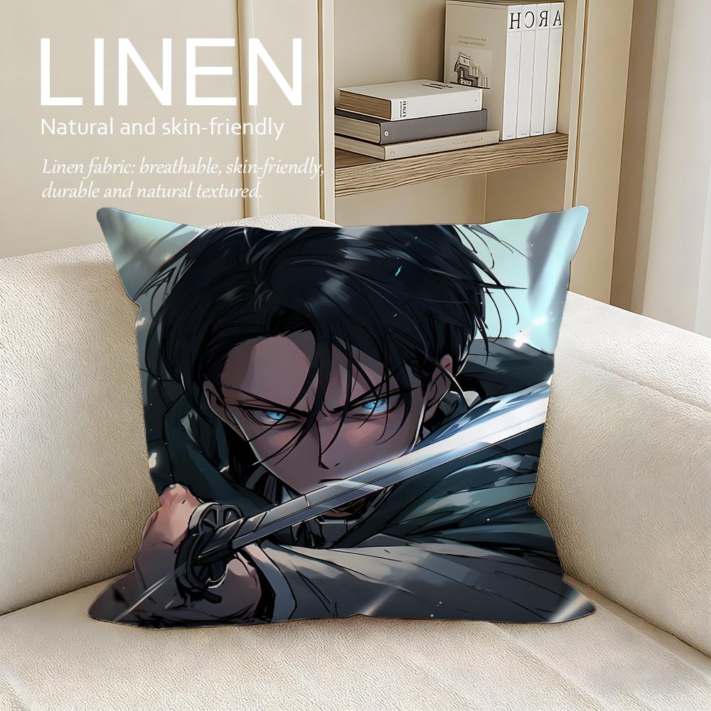 Action Attack On Titan Cushion Cover Pillowcase Set Pcs X X Breathable Washable Sofa Cushion Cover