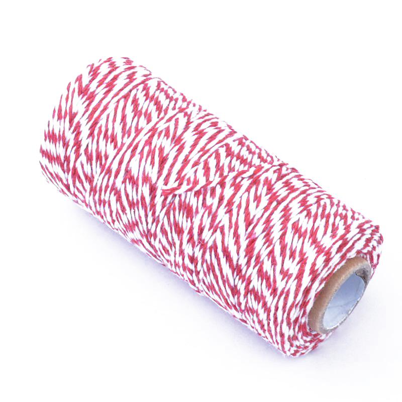 Ficelle de coton de boucher de 2 mm d'épaisseur pour la préparation de la viande, pour attacher la dinde, le barbecue, la viande, les saucisses, 100 mètres