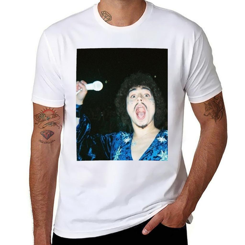 Josh Kiszka Greta Van Fleet T-shirt grundläggande t-shirt herr grafiska t-shirts man t-shirt tung bomull T-shirt