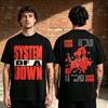 Rock Band System of A Down SOAD Tournée EUUK T-shirt Unisexe Coton Yk Rétro Rock Unisexe Femmes Surdimensionné Respirant Chemise