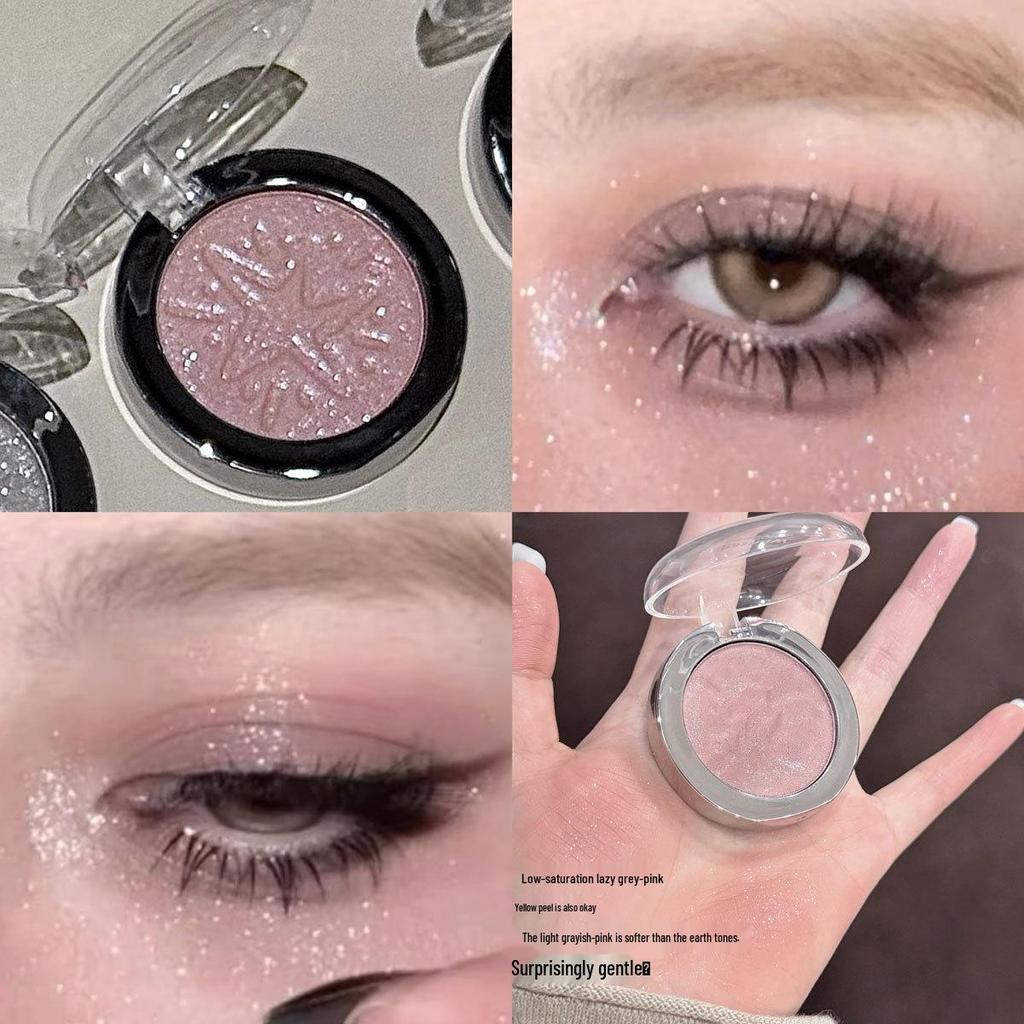 Kakashow Diamond Sparkle Multi-use Powder: Highlighter, Eyeshadow, Crushed Sparkle Stars, Dynamic Pearl Contour. Versatile Eye Makeup.