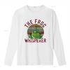 The Frog Whisperer T Shirt Vintage Washed Comfortable Homme Top For Everyday Wear Slightly Graphic Stretched Versatile Fashion