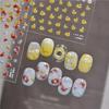 1Pcs 3D Cartoon Nail Art Stickers With Cute Crab Duck Starfish Designs Self Adhesive For Home Diy And Professional Salon Use