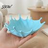 Unique Gift for Her 3D Printed Jewelry Tray Rings Earrings Bracelets, Ocean Splash Non Slip Storage Trinket Dish, Decorative Desktop Organizer