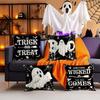 New Halloween Throw Pillow Cover Polyester Printed Holiday Home Living Room Sofa Decorative Cushion Cover Cushion Cover