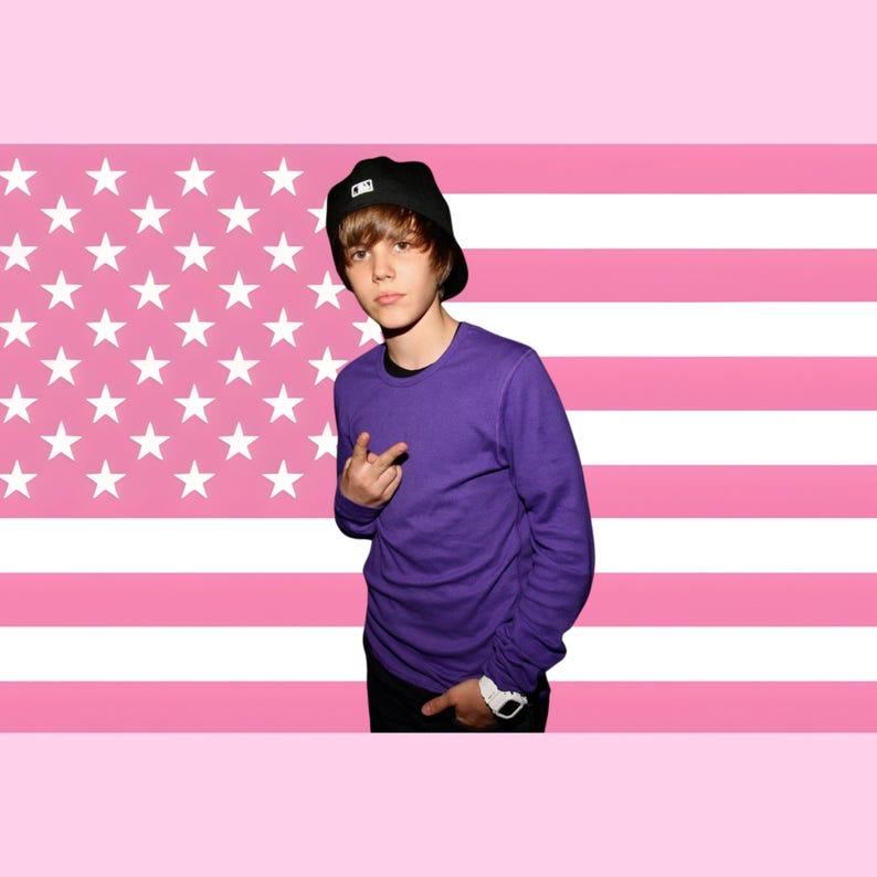 Pink American Flag Tapestry
