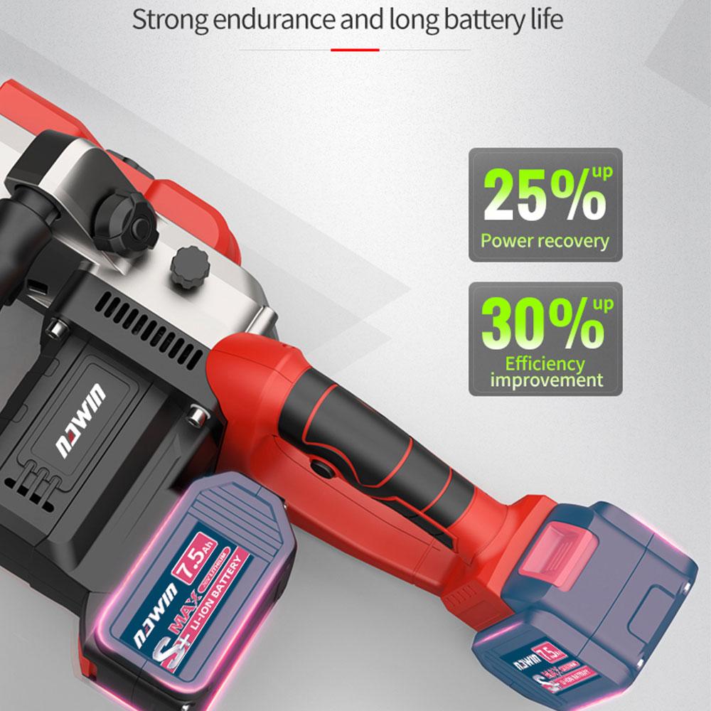 NAWIN 16'' Electric Chain Saw Brushless Industrial 720r/min DIY Set For Electric Woodworking Tool Lumbering