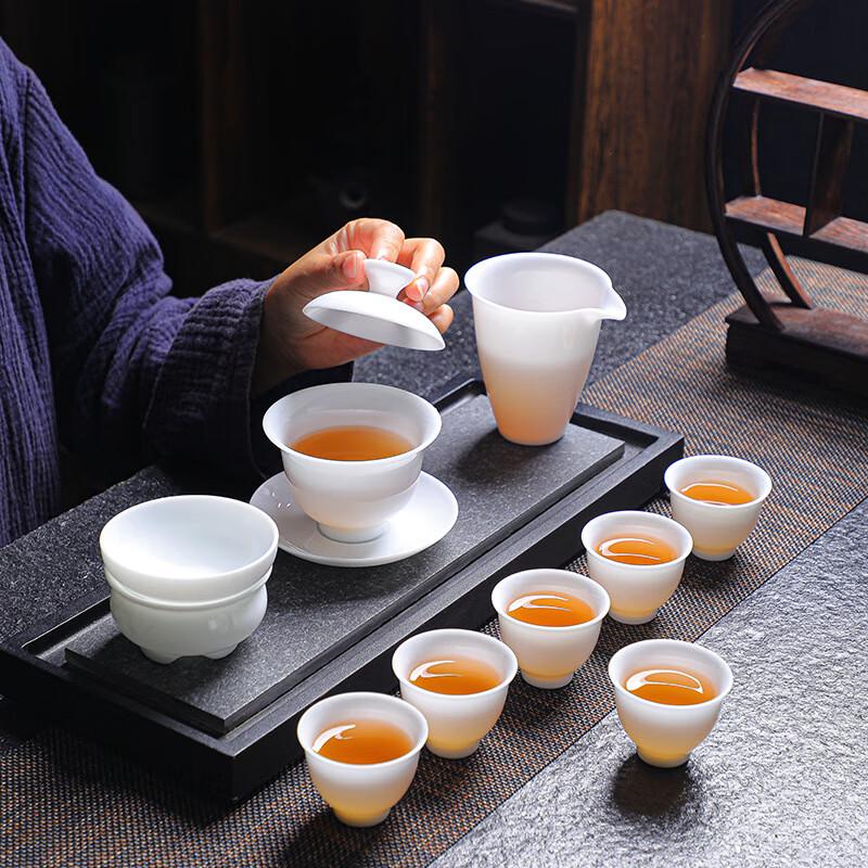 Shangqi Jade Porcelain Gongfu Tea Set