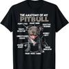 Pitbull Spaziergang T Hundeliebhaber Pitbull Hunde T-Shirt
