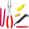 6Pcs/Set Metal Fuse Puller Pliers Non-slip Clamp Fuses Puller Tool