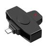 Type-C Smart Card Reader Bank Tax Declaration EMV Card External Reader Accessories Support for Windows for  OS