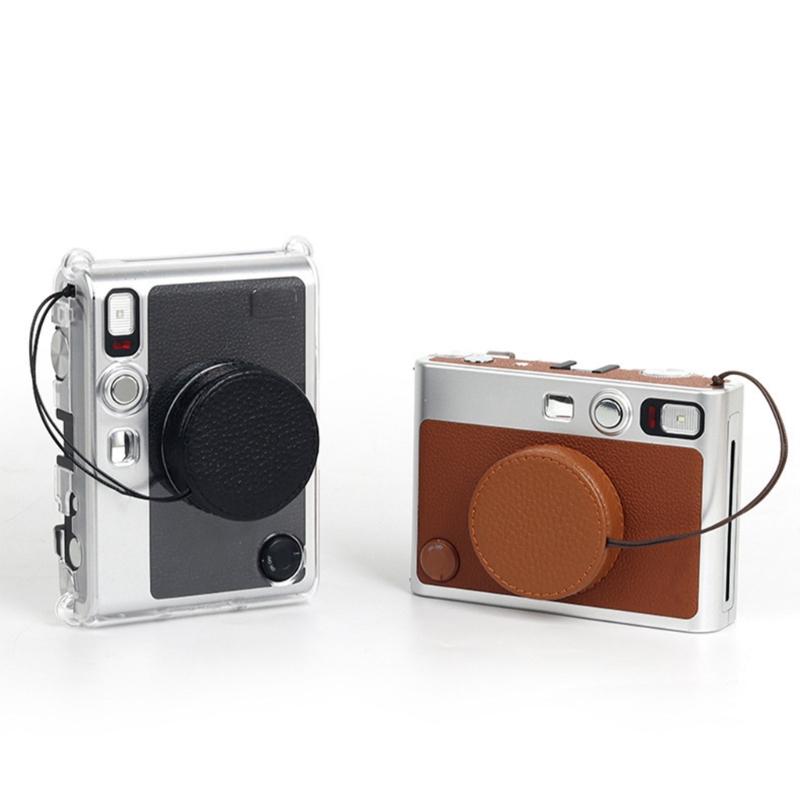 Lens Cap for Mini EVO Camera Dustproof Waterproof Lens Protector Cover Front Lens Cap Dustproof Cover with Lanyard