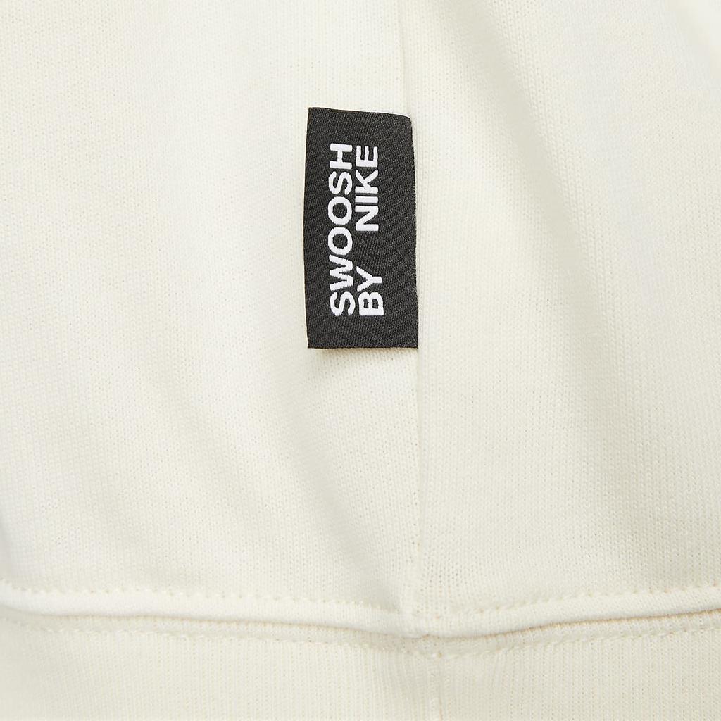 Nike Sportswear Swoosh Large Logo Print Casual Crew Neck T-Shirt Men Tops Coconut-Milk FB7872-113