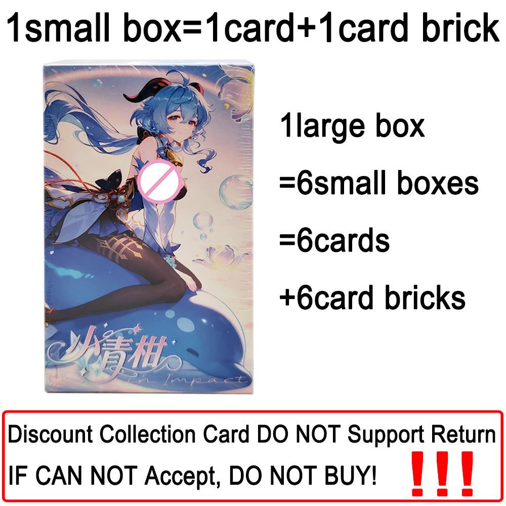 Genshin Impact Rare Collection Card Players Like Beautiful and Charming Game Goddess Characters Creative Card Boys Hobbies Gifts
