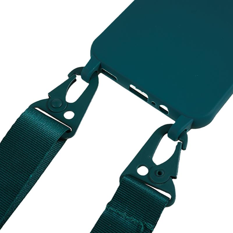 Soft TPU Phone Case for Samsung Galaxy A14 5G/A14 4G Matte Finish Shockproof Cover with Wide Lanyard