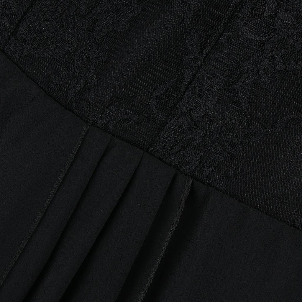 Dámské šaty Šifon Elegantní Krajkové Patchwork Šaty Dlouhé šaty Večerní šaty pro družičku
