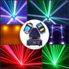 Moving Head Stage Lamp Infinitely Rotating Support DMX512 Signal/Master/Slave/Auto Demo/Sound