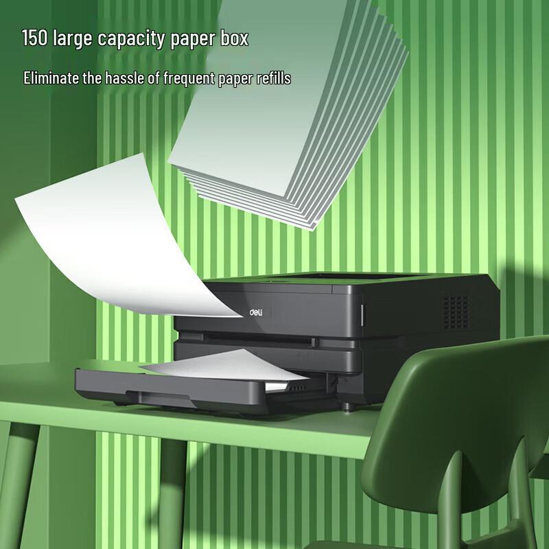 Deli A4 Black & White Laser Printer CN plug (adapter included)