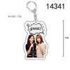 BLACKPINK Acrylic Double-Sided Keychain: Lisa, Jisoo, Jennie, Rosé