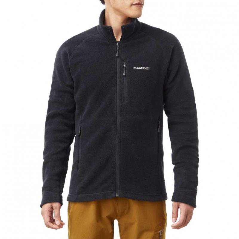 MONTBELL Solid Color Warm Breathable Stand Collar Multi-Pocket Jacket Men's