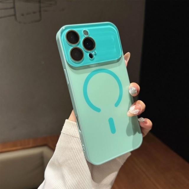 For For Iphone 16 Pro Max   Magnetic Soft Silicone Frame Phone Case For For Iphone 12 13 14 15 17 Air Lens Protective Cover