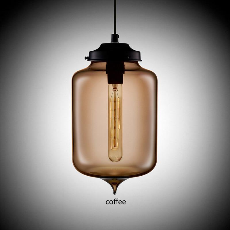 Modern Minimalist Glass Chandelier E27/E26 LED Living Room Kitchen Clothing Store Loft Balcony Lighting