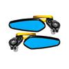 Vibration Proof Motorcycle Rearview Mirror Expanded Visual Range Glares Resistant Mirror Effortlessly Setups