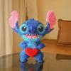 New Building Blocks Anime Stitch Large Size Cute Educational Assembly Toy Tabletop Decoration Kid Birthday Gift