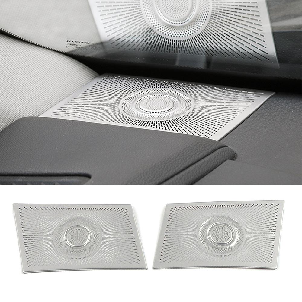 

Для Toyota Highlander XU70 2024 автомобильная приборная панель стерео аудио динамик звуковая крышка декоративная рамка отделка наклейка из нержавеющей стали серебряный