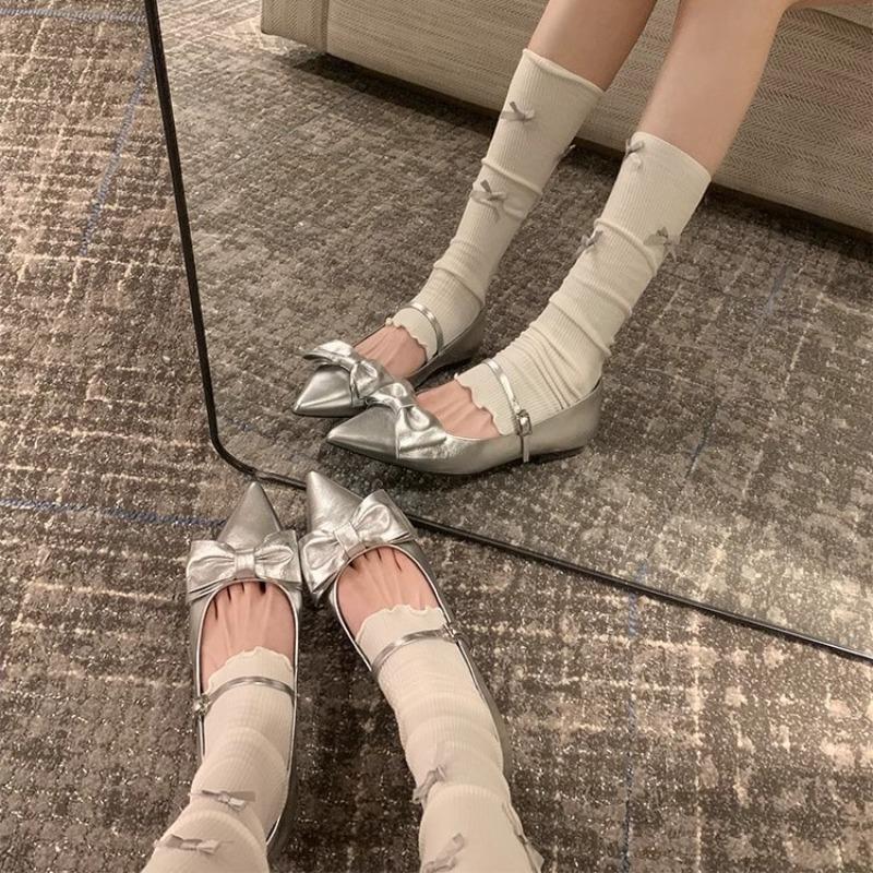 New Style Women's Shoes Pointed-toe Flat Single Shoes