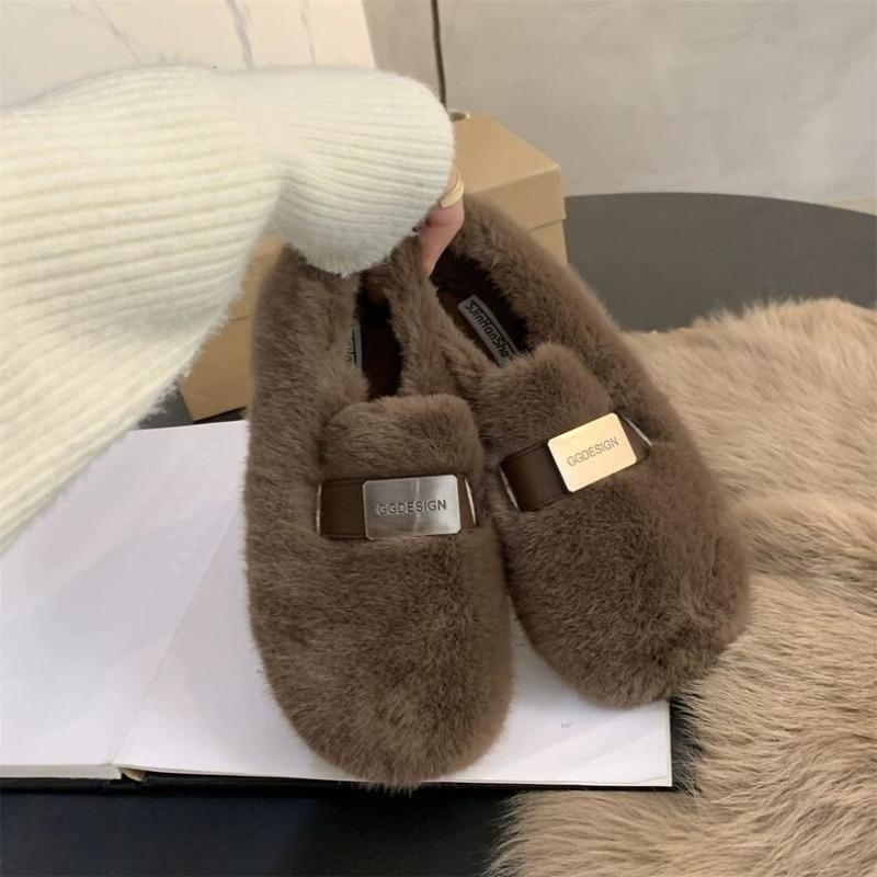 Móda 2025 Nové Podzimní Zimní Dámské Lehké pohodlné a teplé Měkké Ležérní Pohodlí Teplé Plyšové Bavlněné Boty pro Ženy