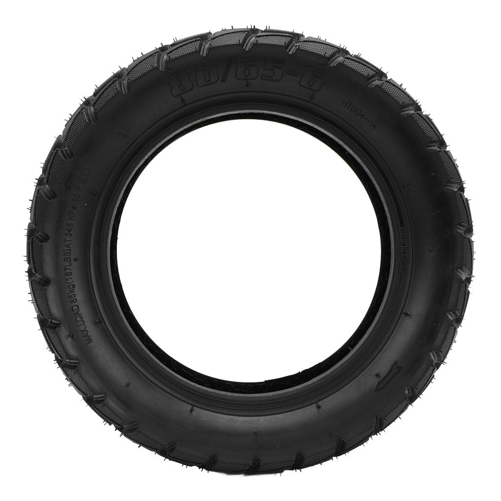 80 65‑6 Electric Scooter Outer Tire Thickened Rubber Anti Skid Shock Absorbing Scooter Off Road Vacuum Outer Tire for