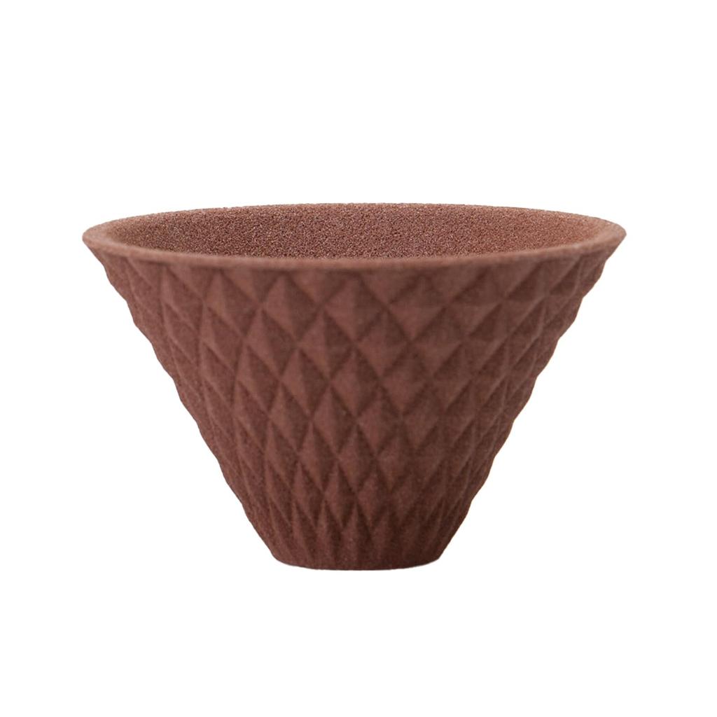Ceramic Coffee Filter ekubo one drip Chocolate Brown No paper filter required Easy to clean [Hasami Ware] ek-00008