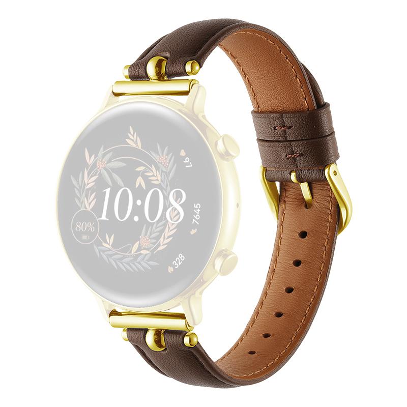 

20мм Універсальний Ремінець для Смарт-годинника Замінний Ремінець з Натуральної Коров ячої Шкіри C