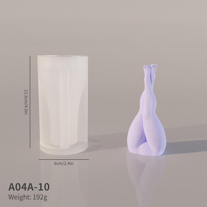 3D Human Silicone Candle Mold Diy Aromatherapy Candle Handmade Decoration Soap Chocolate Tool Cake Mold