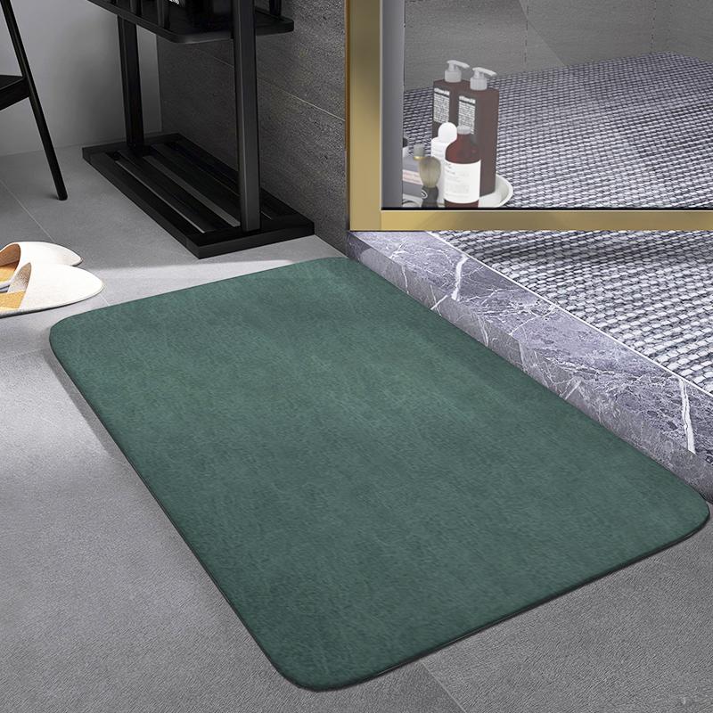 High Quality Bathroom Mats Absorbent Quick Drying Anti-Slip Rug Bath Mat Carpet Non Slip Shower Room Floor Pad