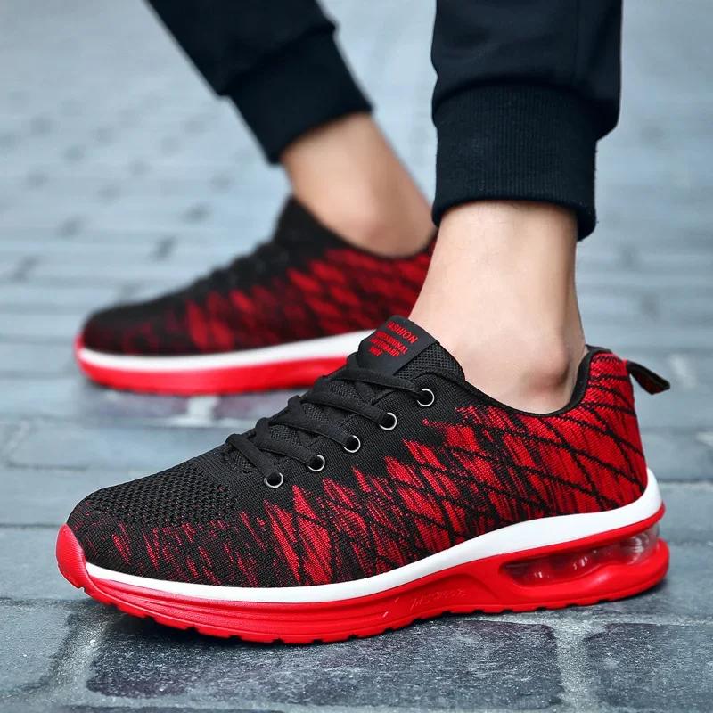 Brand Men Running Shoes Breathable Mesh Women Sneakers Outdoor Lightweight Sport Shoes Fashion Comfortable Men Tenis Shoes 36-46