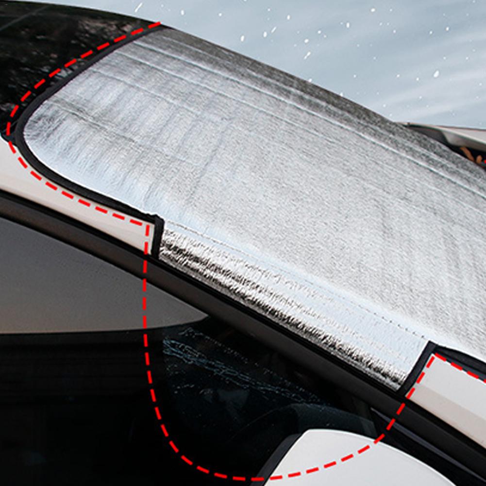 Windshield Winter Sun Shade Ice Snow Shield Window Film Block Protector Visor Anti-frost Dust UV Front Folding Cover Windscreen