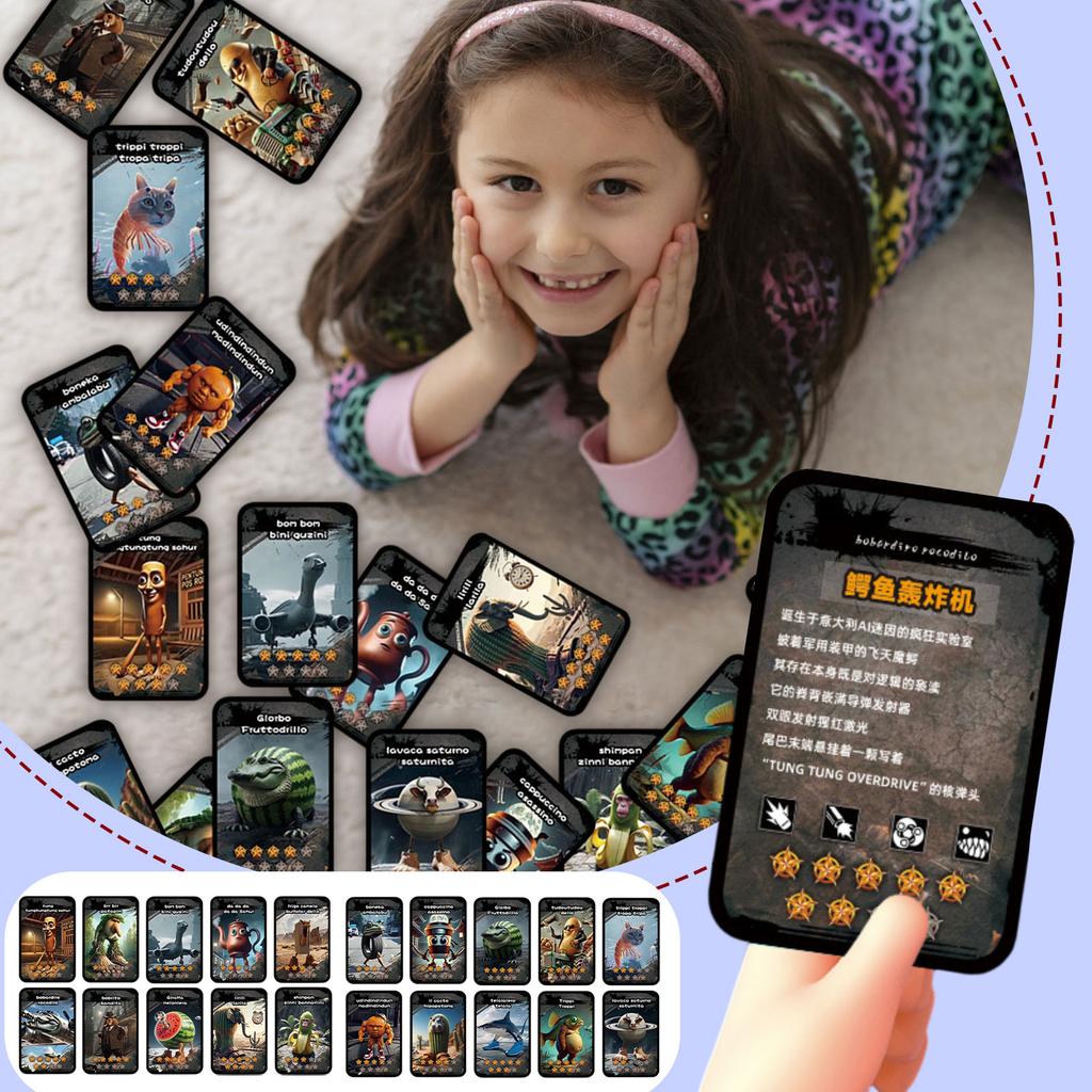 ShanHaiJing Power Cards English Version Children's Favorite Gift Card Game Toys Suitable For Party Games