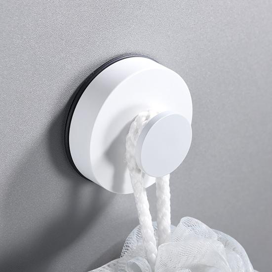 Suction Cup Hook No Drill Wall Hook Shower Towel Hook on Glass Wreath Hanger Robe Hook for Bathroom Mirrors Window