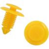 Motoforti 100 Stück Gelbe Türpuffer Kunststoffverkleidung Nieten Clips 9mm für LKW Langlebig