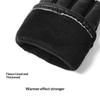 Men'S Winter Glove Thickened Fleece Lined Touchscreen Waterproof Windproof Cold Resistant Motorcycle Riding Outdoor Skiing Glove